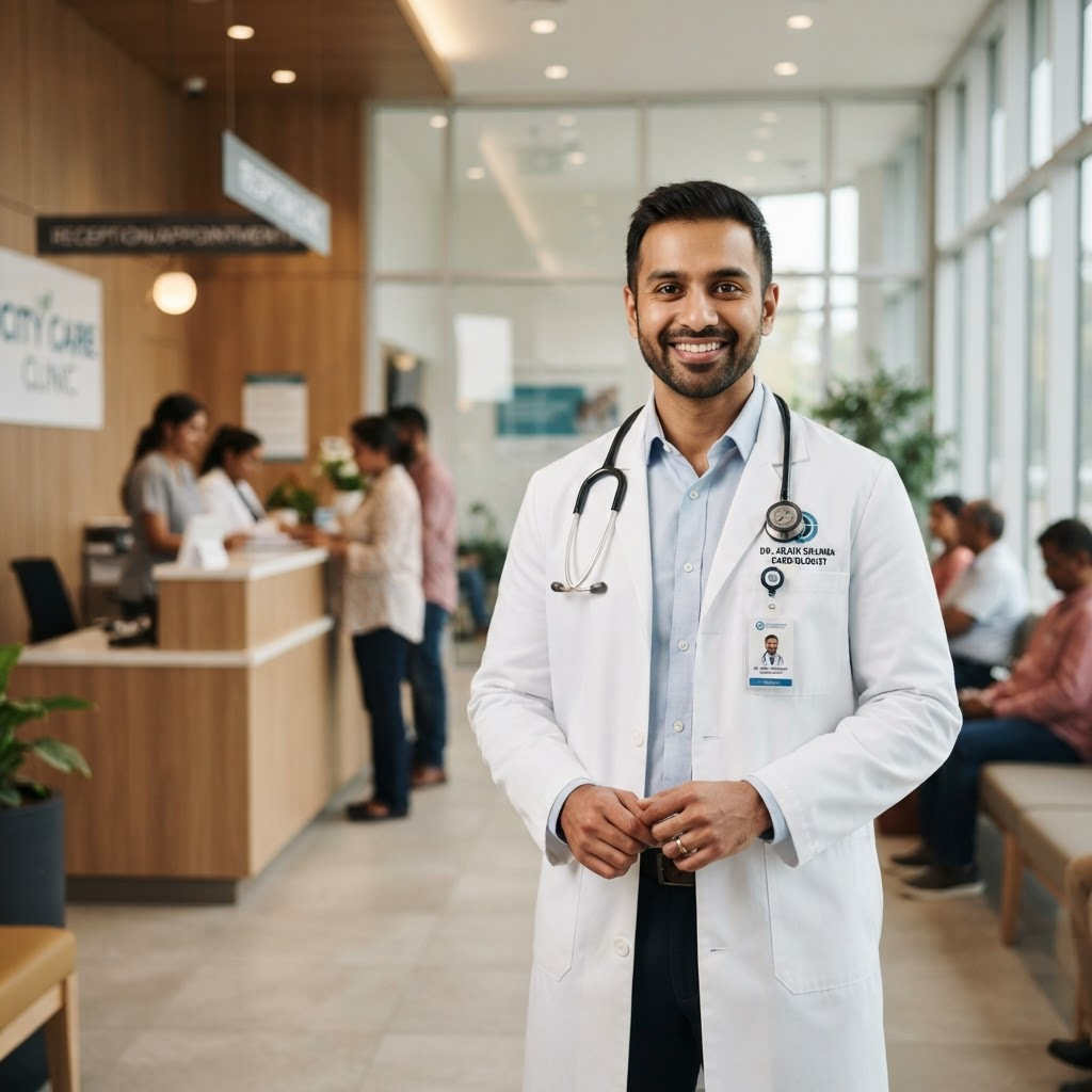 Portrait of Dr. Arjun Mehta
